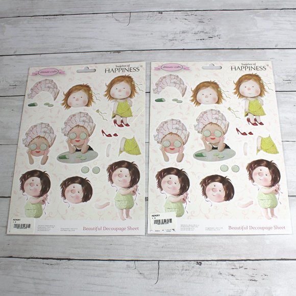 Gapchinska Ukraine Scrapbook Die Cut Paper Dolls Decoupage Sheets Lot - Picture 2 of 3